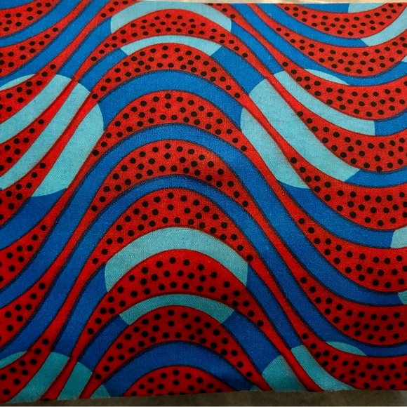 Red and Blue clutch Bag with Versatile Style - Picture 2 of 5